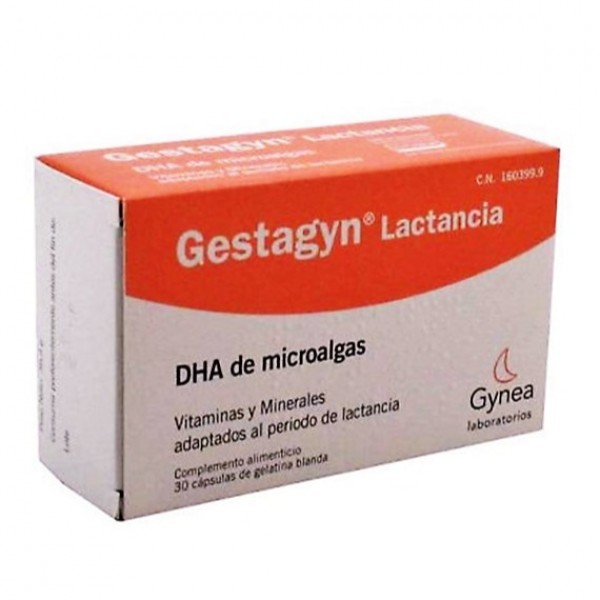 Gestagyn Lactancia Dha 30 Capsulas
