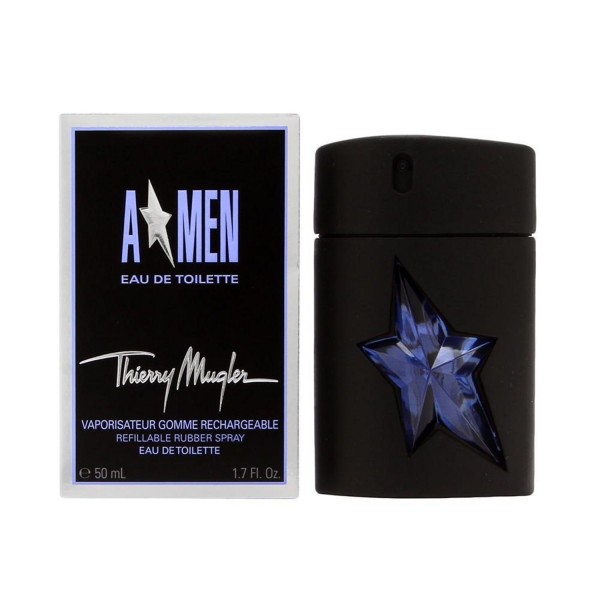 Thierry mugler a men rubber eau de toilete rellenable rubber 50ml vaporizador