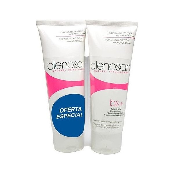 Clenosan Duplo Crema De Manos Reparadora 2X75Ml.